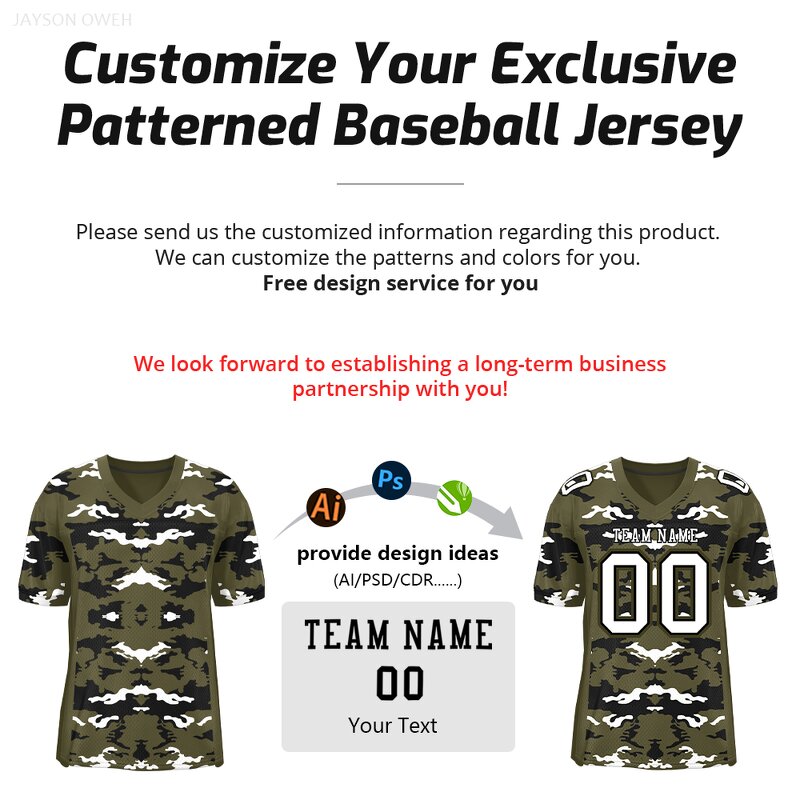 Sportswear Manufacturer - Batch Sewn Camouflage Retro Customizable
