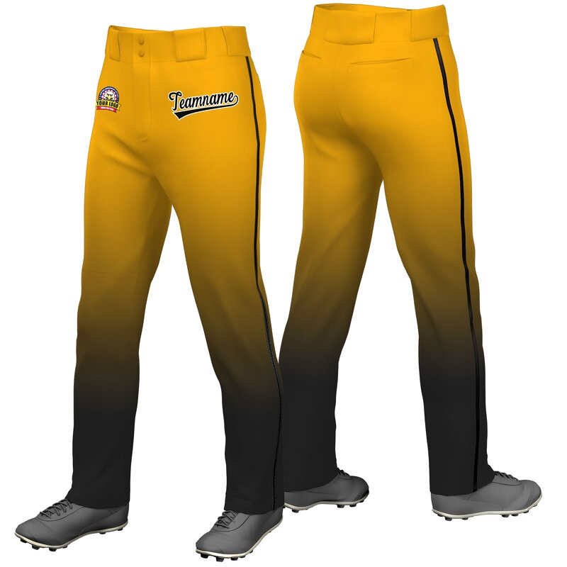 Baseball Pants Factory - Wholesale Custom Polyester Gradient Side Stripes