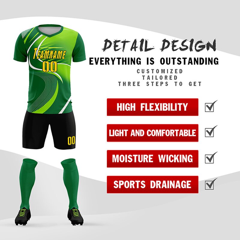 Football Jerseys Manufacturer - New Adult Blank Soccer Kit Training