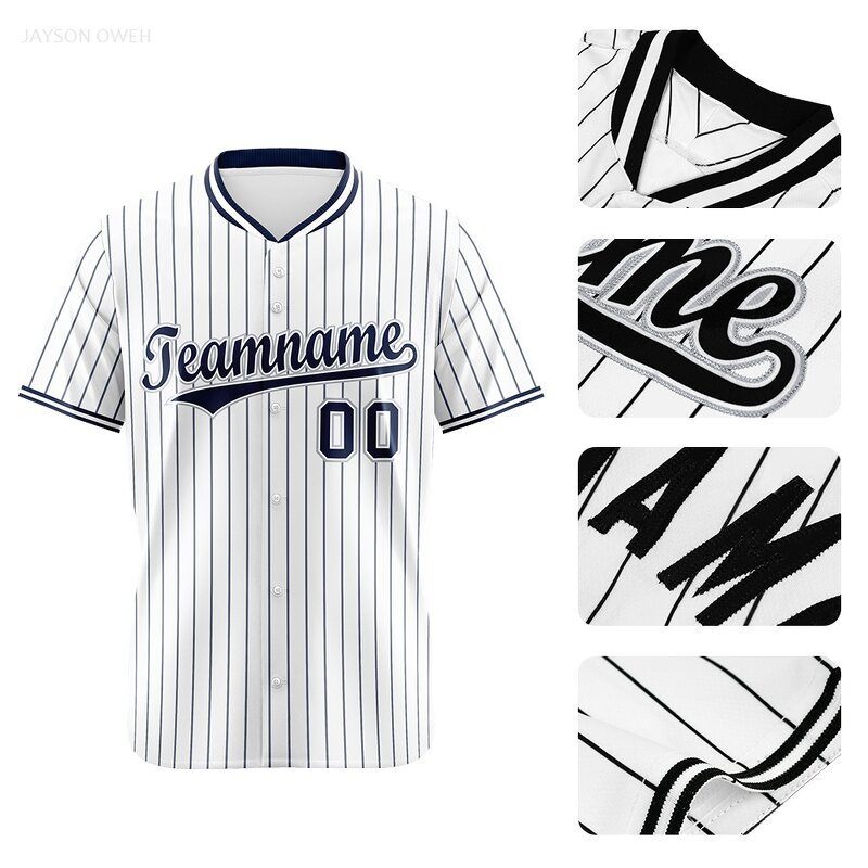 Baseball Jerseys Manufacturer - Wholesale Custom Stripe Bulk Personalized