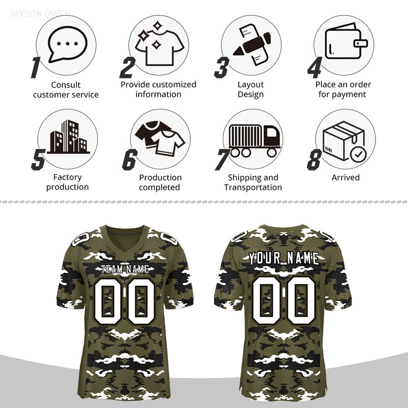 Sportswear Manufacturer - Batch Sewn Camouflage Retro Customizable