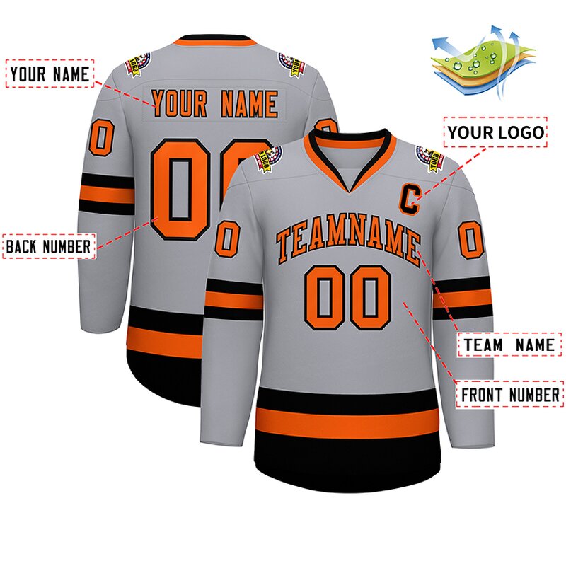 Hockey Jersey Factory - Wholesale Blank USA Size Custom Embroidery