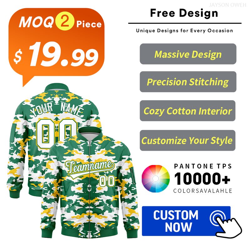 Bomber Jacket Factory - High Quality Wholesale Custom Camouflage Glossy