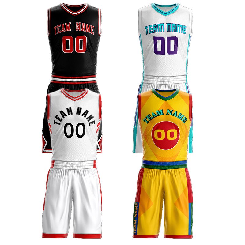 Basketball Sports Shirts Manufacturer - Custom Mesh Print Name Performance