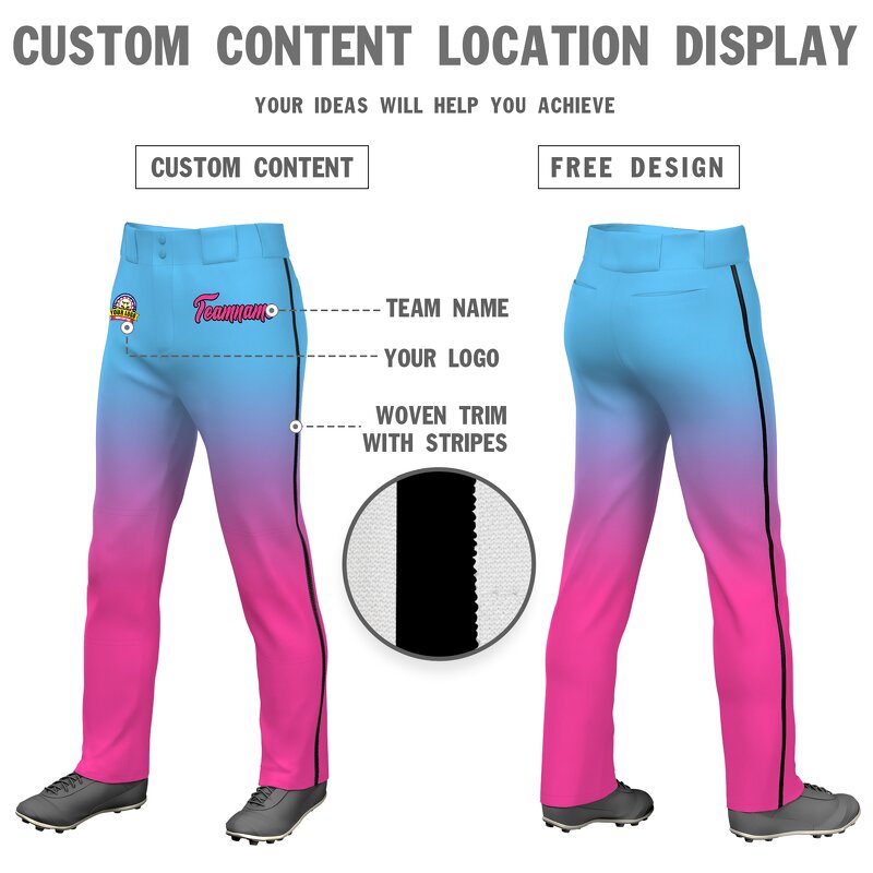 Sports Pants Factory - Hot Selling Blank Anti-Wear Customized Gradient