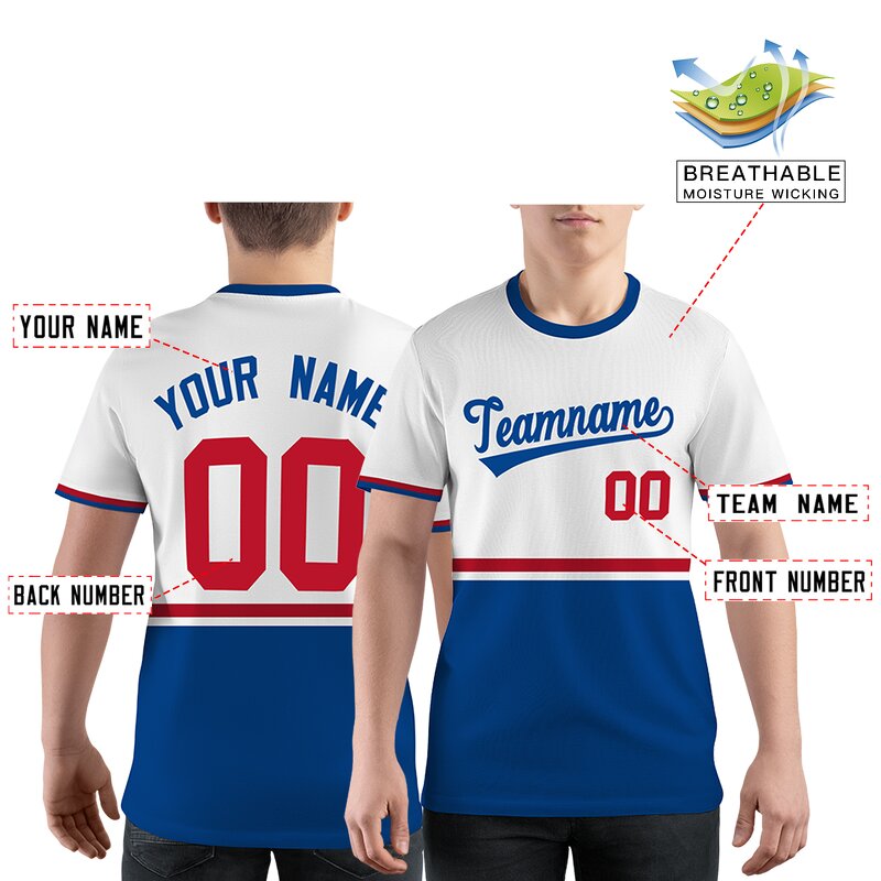 T-Shirt Manufacturer - Wholesale Custom Oversized Color Block Short