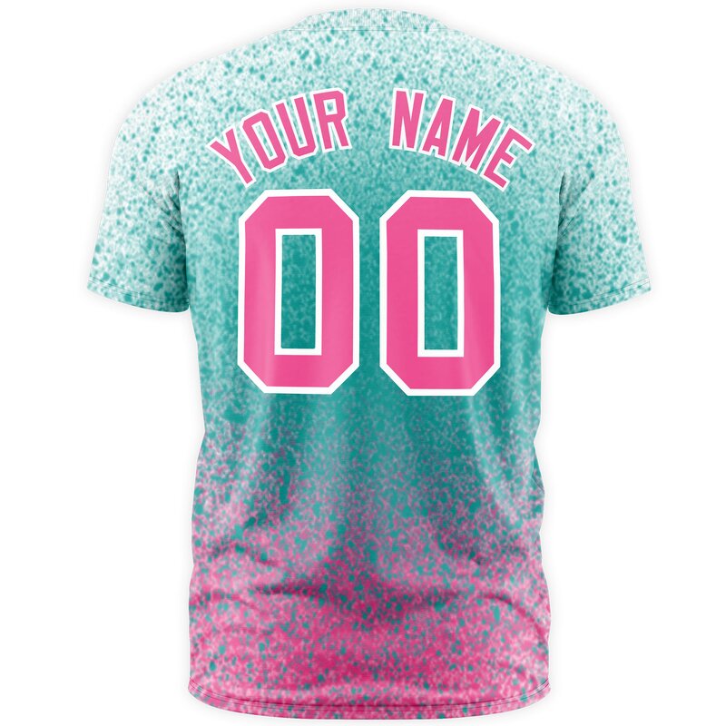 T-Shirt Manufacturer - Custom Short Sleeve Explosion Dust Gradient