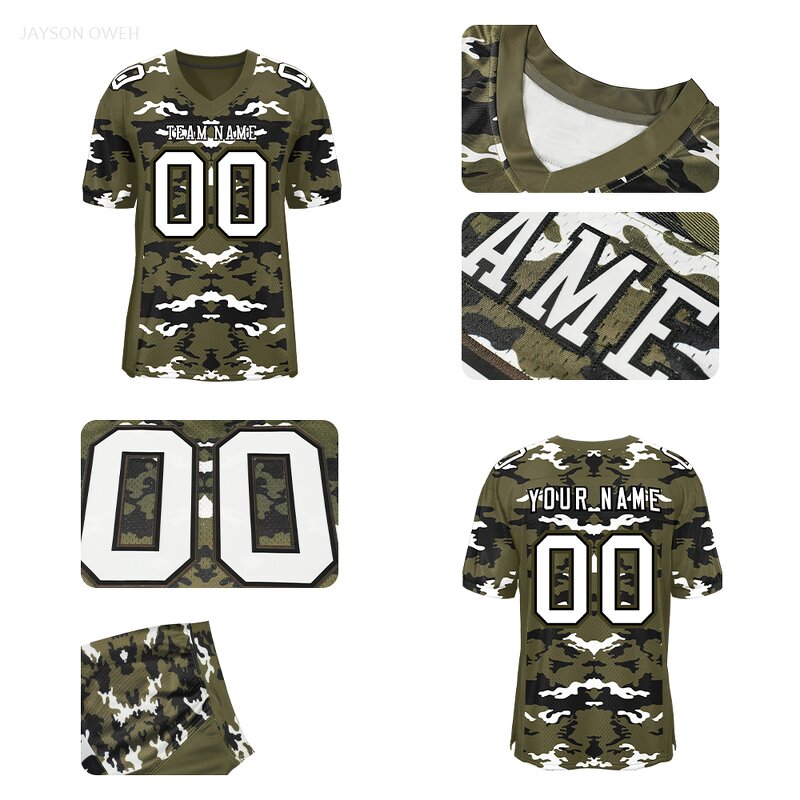 Sportswear Manufacturer - Batch Sewn Camouflage Retro Customizable