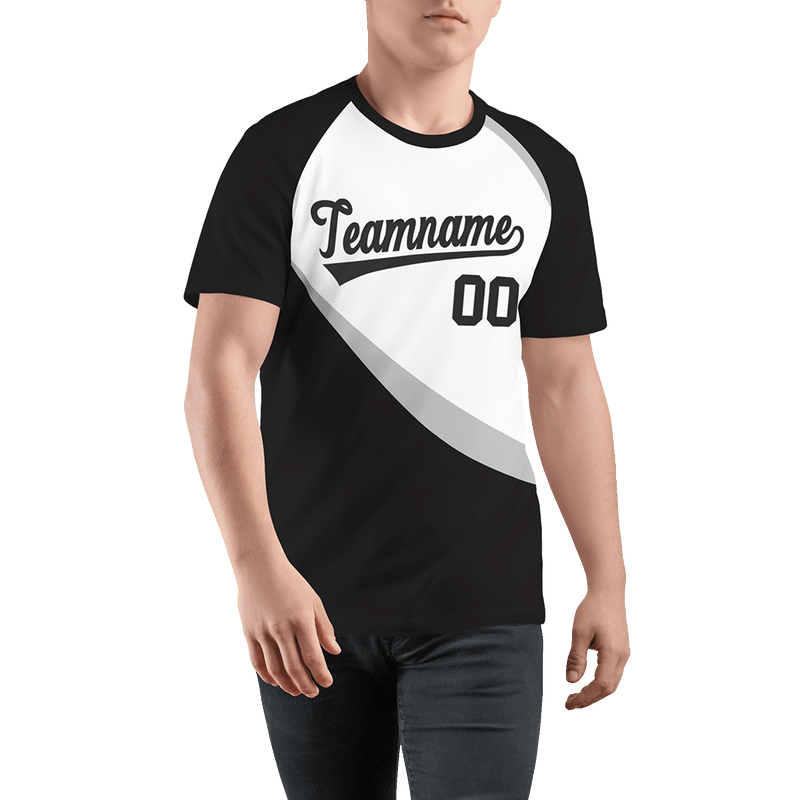 T-Shirt Factory - Wholesale Custom Two-Tone Short Sleeve Cotton