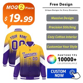 School Jacket Manufacturer - High Quality Men's University Gradient Custom
