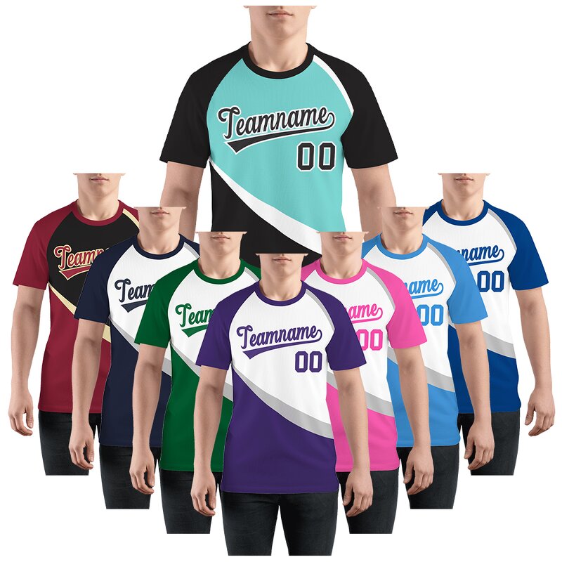 T-Shirt Factory - Wholesale Custom Two-Tone Short Sleeve Cotton