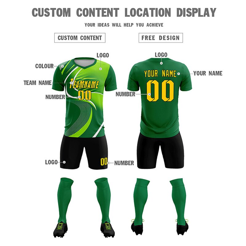 Football Jerseys Manufacturer - New Adult Blank Soccer Kit Training