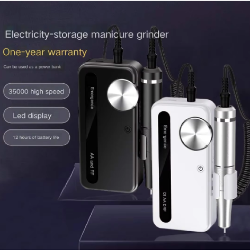 Cordless Nail Drill Supplier - OEM Portable Rechargeable USB-Plug New Metal Design