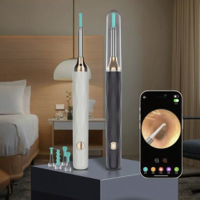 WiFi Otoscope Factory - Bulk Portable HD 3MP 6 LED Stainless Steel Endoscope ABS