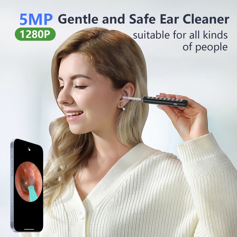 Wireless Ear Scoop Factory - OEM Portable Bluetooth HD Video Safe Easy Plastic Material