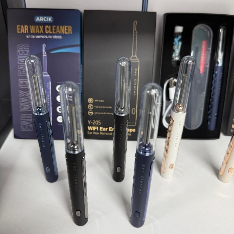 Visual Ear Spoon Manufacturer - OEM 1080P HD LED Light Wireless Rechargeable Ear Wax Removal