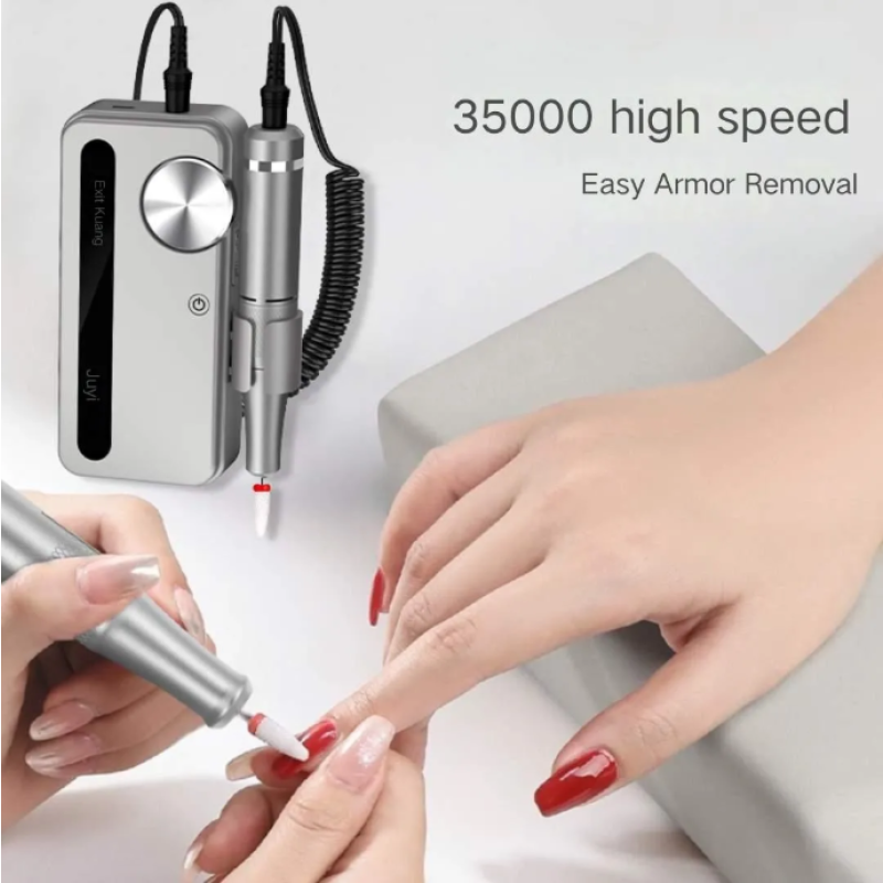 Cordless Nail Drill Supplier - OEM Portable Rechargeable USB-Plug New Metal Design