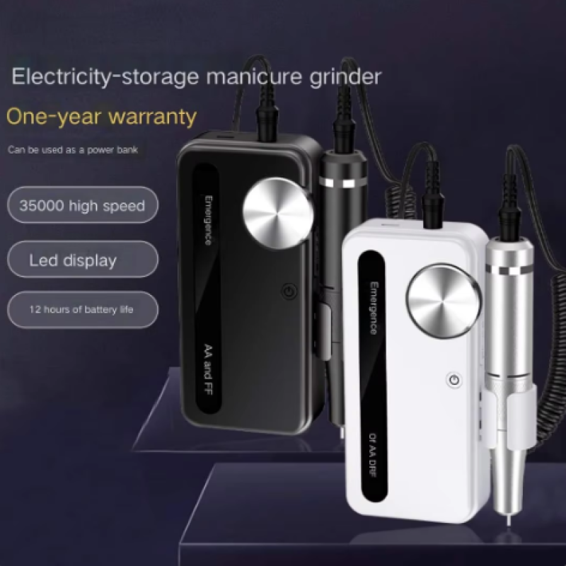 Cordless Nail Drill Supplier - OEM Portable Rechargeable USB-Plug New Metal Design