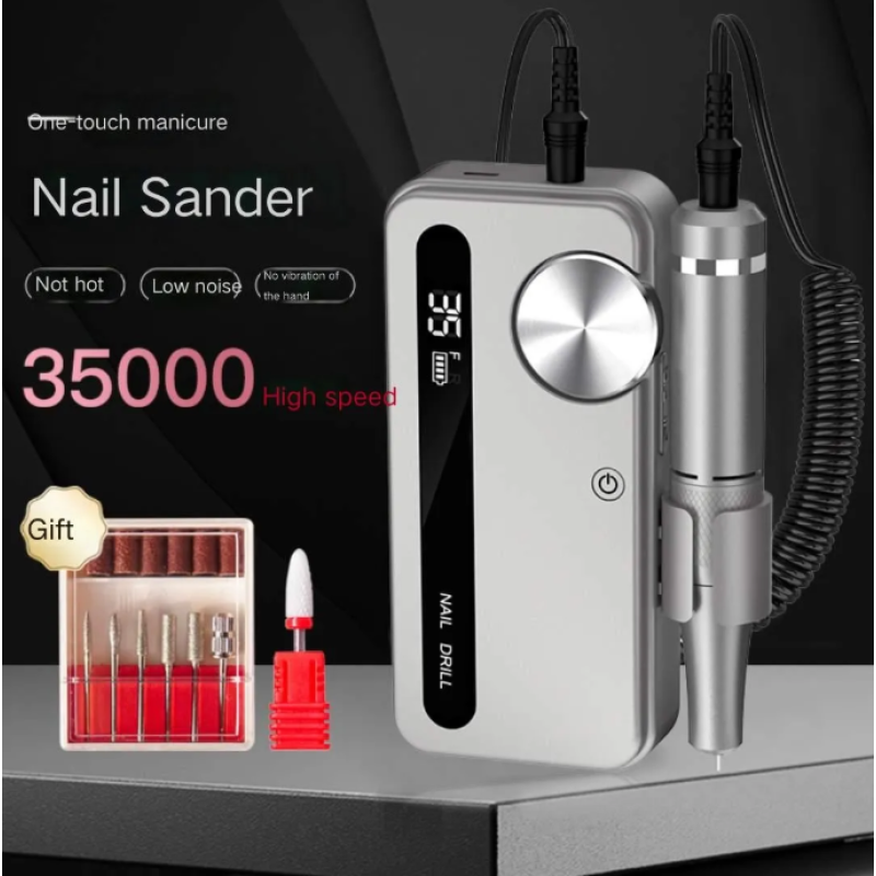 Cordless Nail Drill Supplier - OEM Portable Rechargeable USB-Plug New Metal Design