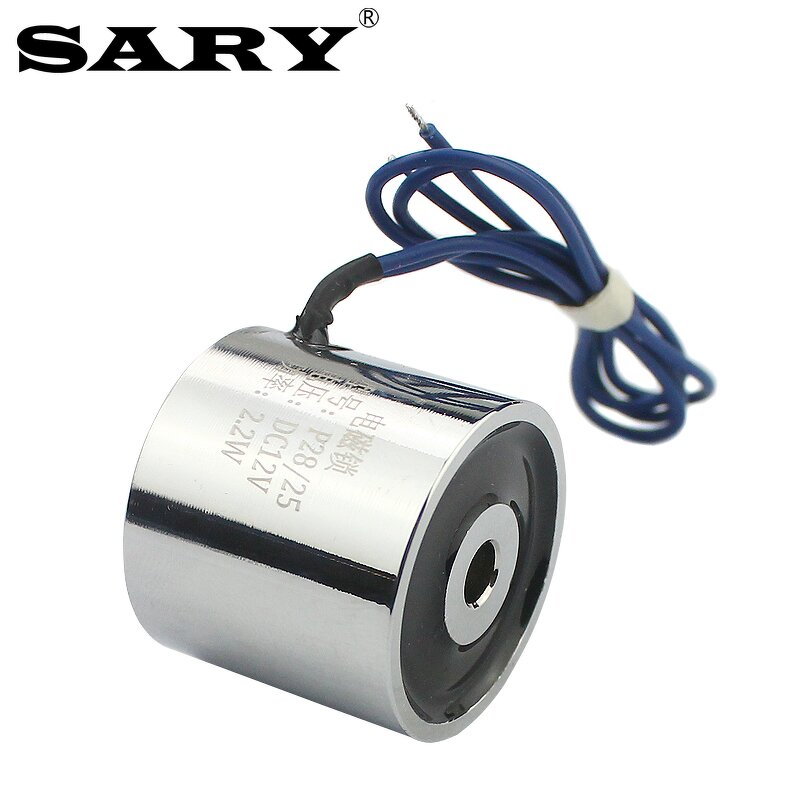 Holding Electromagnet Factory - SARY LY2825 6KG DC 12V Circular