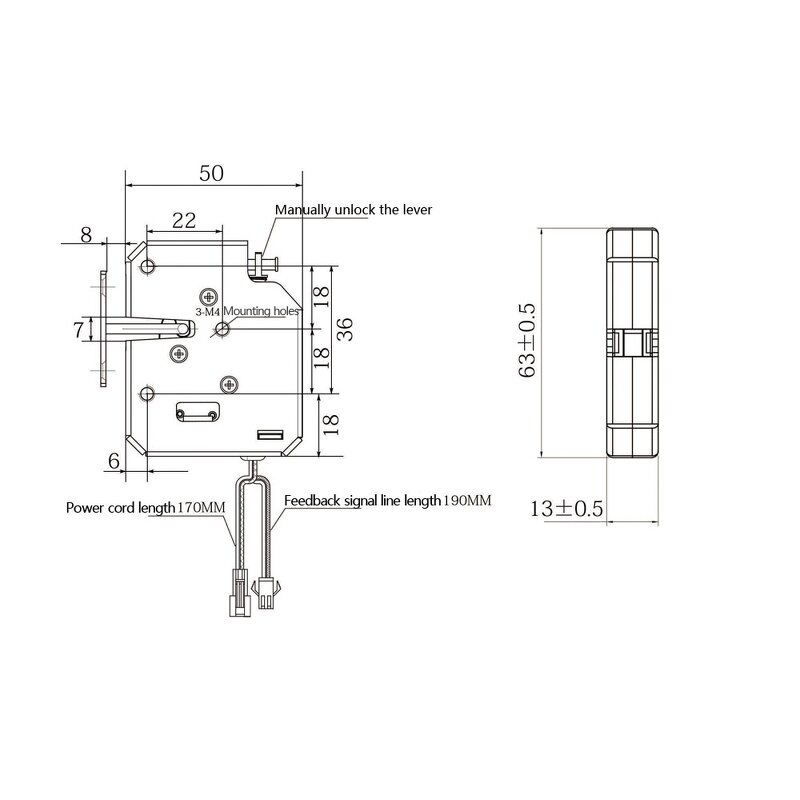 Electromagnetic Control Lock Factory - XG07B DC12V/2A Cabinet Drawer