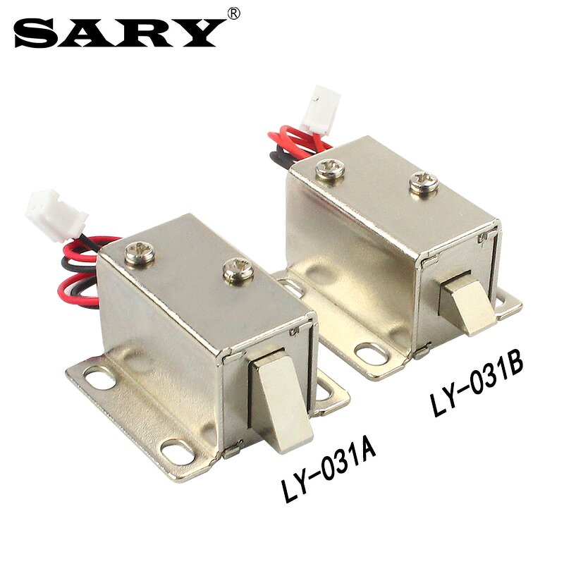 Electric Bolt Lock Manufacturer - LY031 Small DC6V12V Solenoid Release