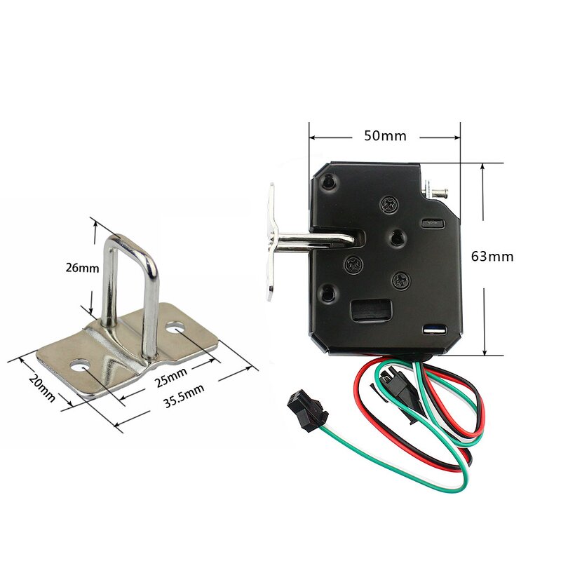 Mechanical Control Lock Manufacturer - XG07B DC12V2A Small Locker Digital