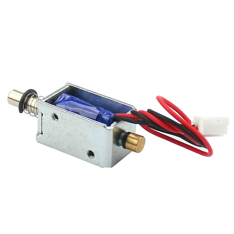 Solenoid Coil Manufacturer - Small DC12V Push-pull Stroke 4mm Mini