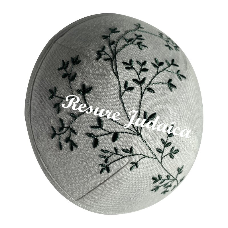 Linen Kippah Manufacturer - OEM Customized Yarmulke with Embroidery