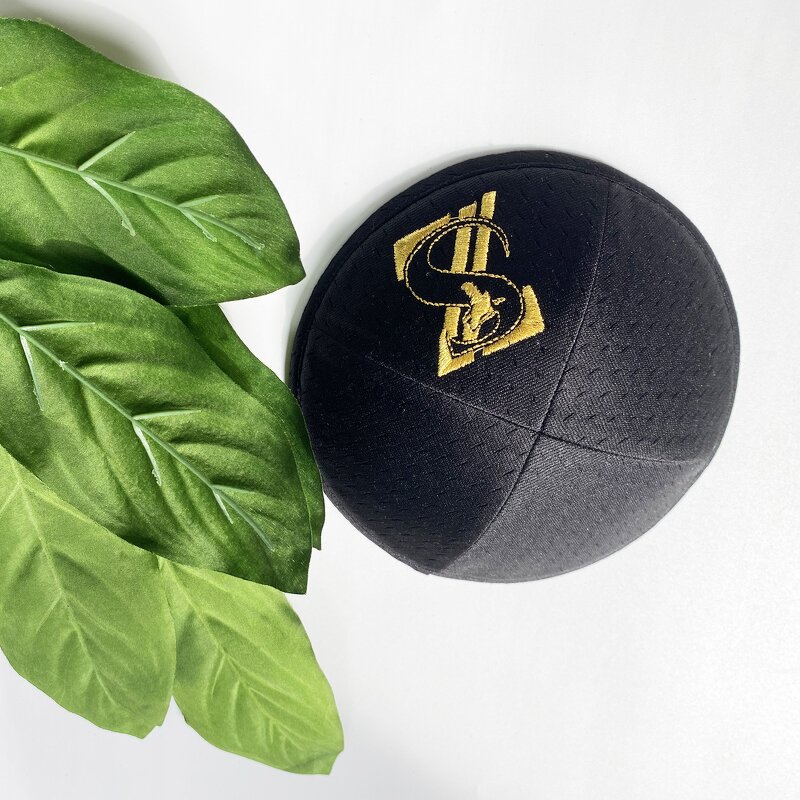 Kippot Manufacturer - OEM Two-tone Mesh Embroidery Jewish