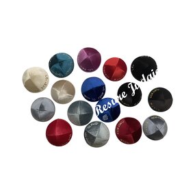 Velvet Kippah Manufacturer - OEM Hebrew Letter Embroidery Jewish