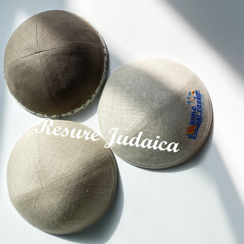 Cotton Linen Kippot Manufacturer - OEM Designer Custom Wholesale