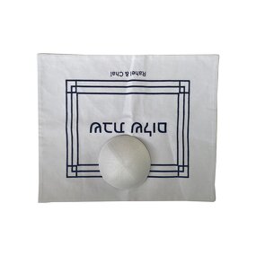 Linen Challah Cover Supplier - OEM Custom Vertical Embroidered Cover