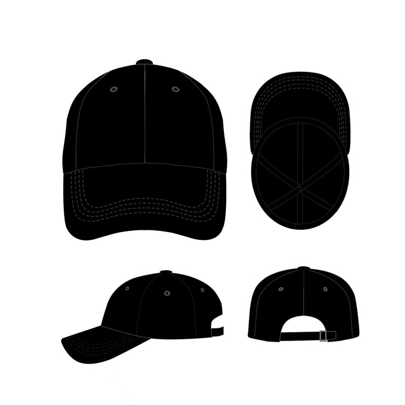Baseball Cap Supplier - OEM Sporty 6-Panel Low Profile Caps