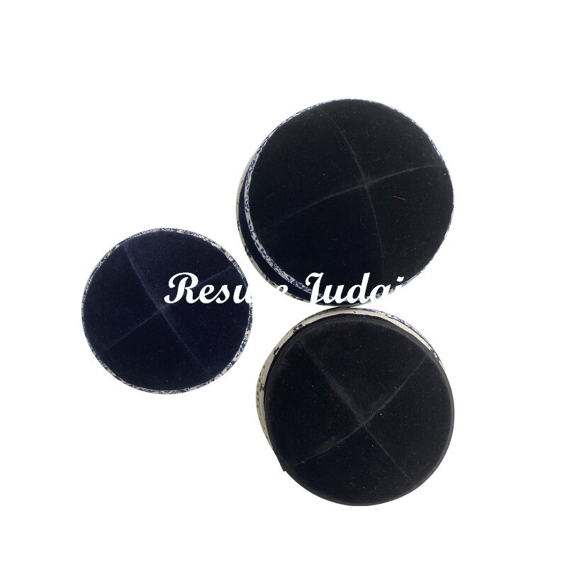 Velvet Kippah Factory - OEM Adults Formal Style Embroidery Star