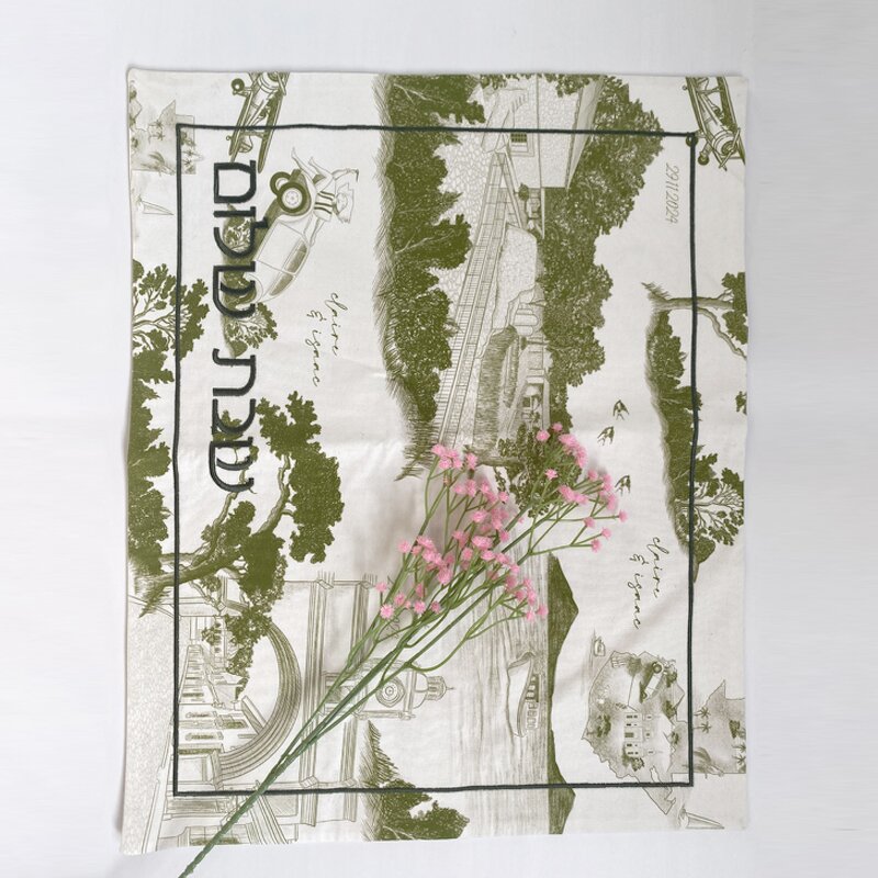 Cloth Napkins Supplier - OEM White Wedding Embroidered Linen