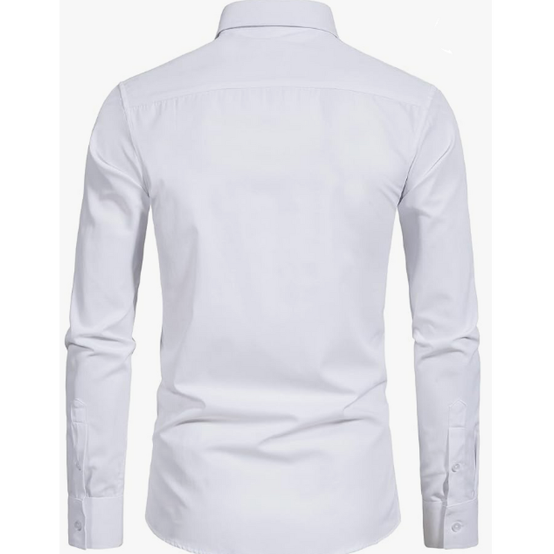 Formal Shirt Factory - OEM Solid Long Sleeve Wrinkle-Free Shirt
