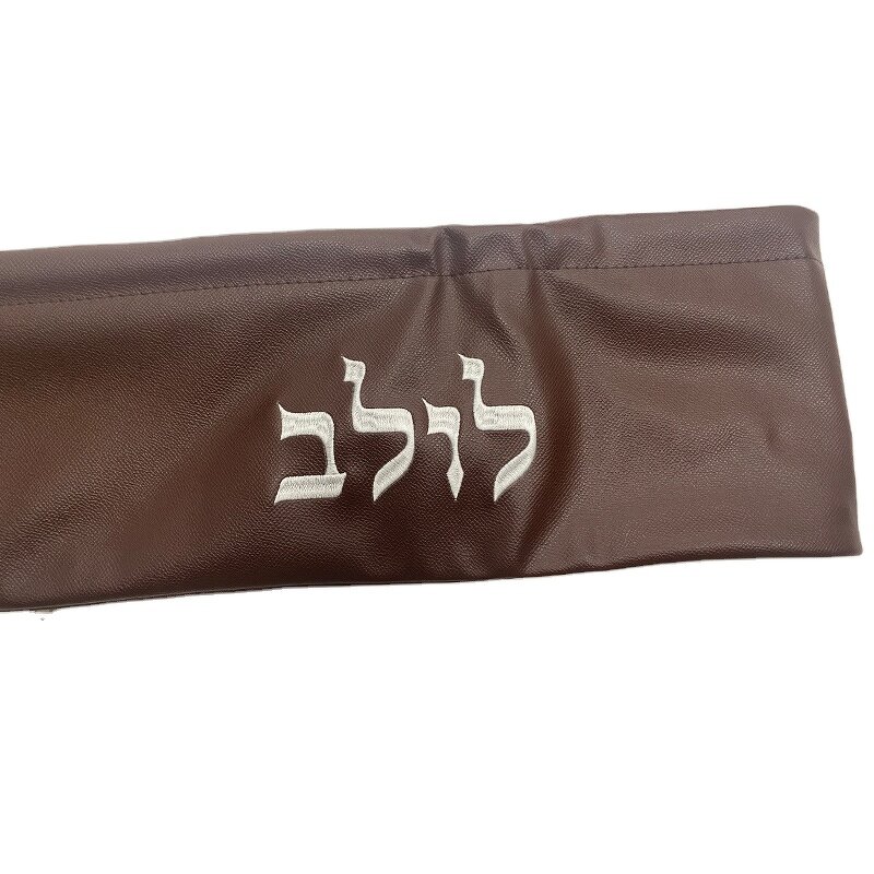 Lulav Case Supplier - OEM Custom Embroidered PU Leather Case