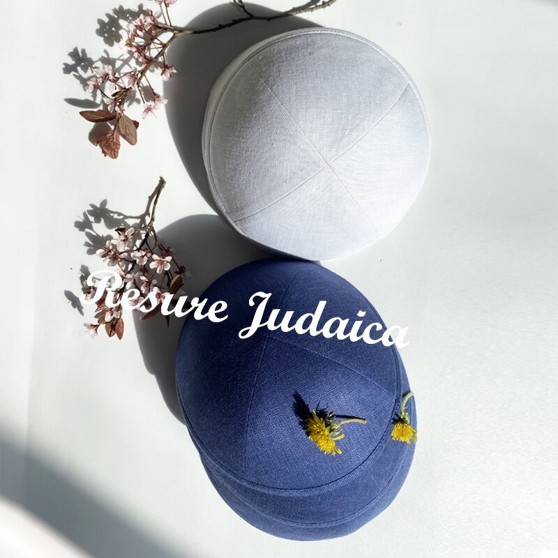 Linen Kippot Supplier - OEM Custom Hotselling Embroidery Print