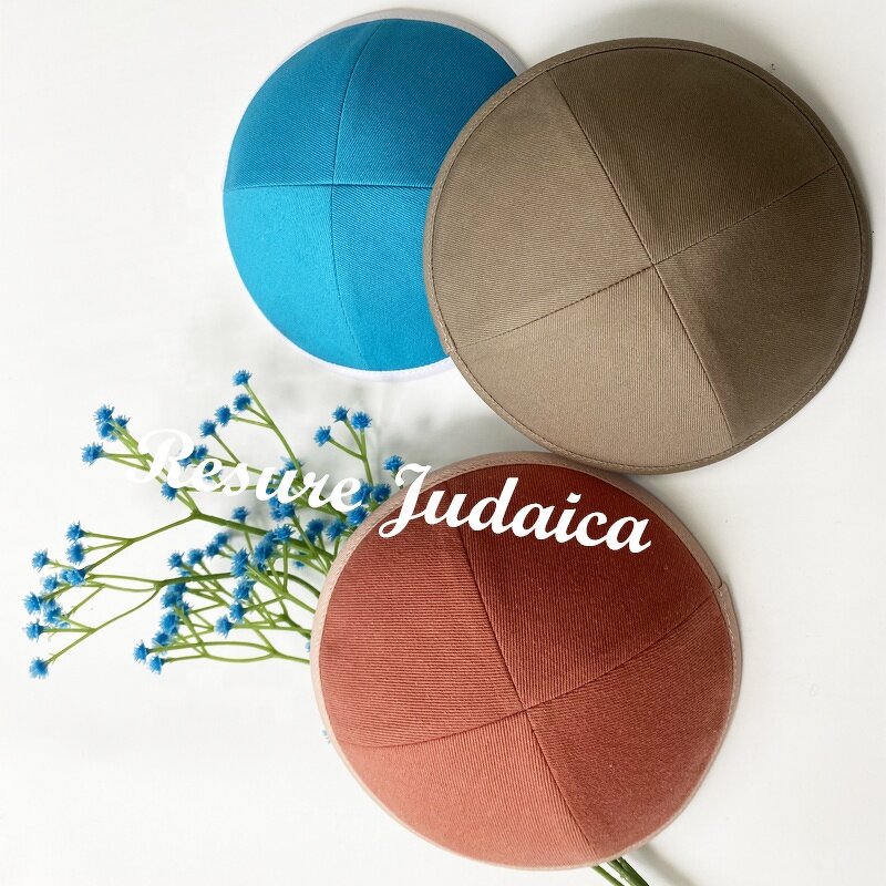 Cotton Kippah Supplier - OEM Custom Jewish Yarmulka Kippot