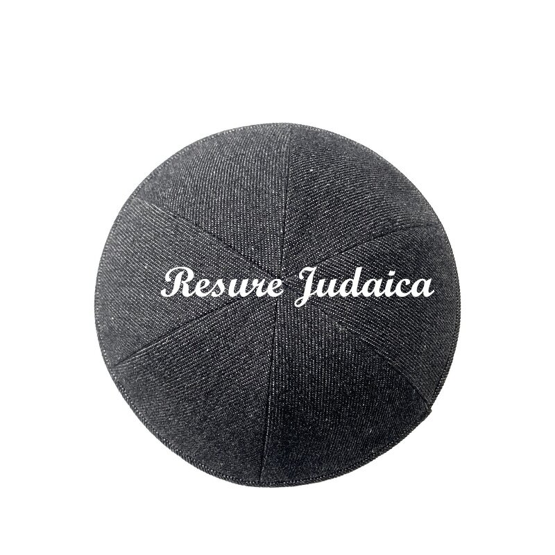 Jewish Kippah Factory - OEM Denim Kippah Custom Embroidered Logo