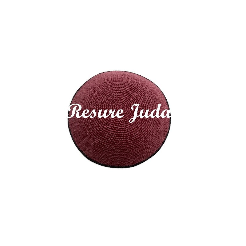 White Kippah Supplier - OEM DMC Hand Crochet Men's Kippot