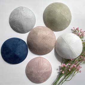 Kippot Supplier - OEM Factory Direct-Sale Faux Suede