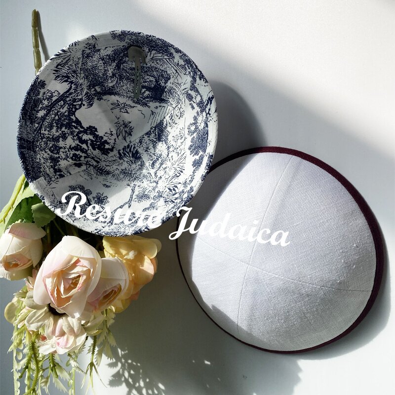 Cotton Linen Kippot Manufacturer - OEM Designer Custom Wholesale