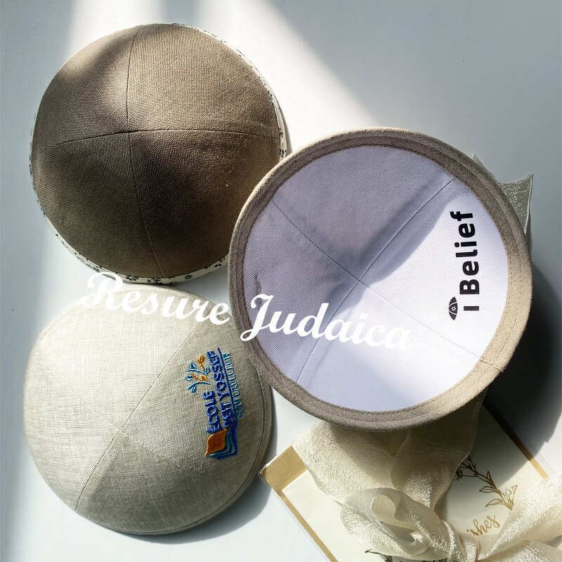 Linen Kippot Factory - OEM New Design 2025 Factory Price