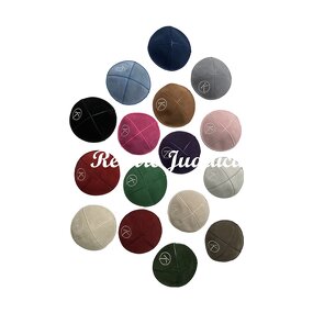 Velvet Kippah Factory - OEM Custom Embroidered Logo Jewish