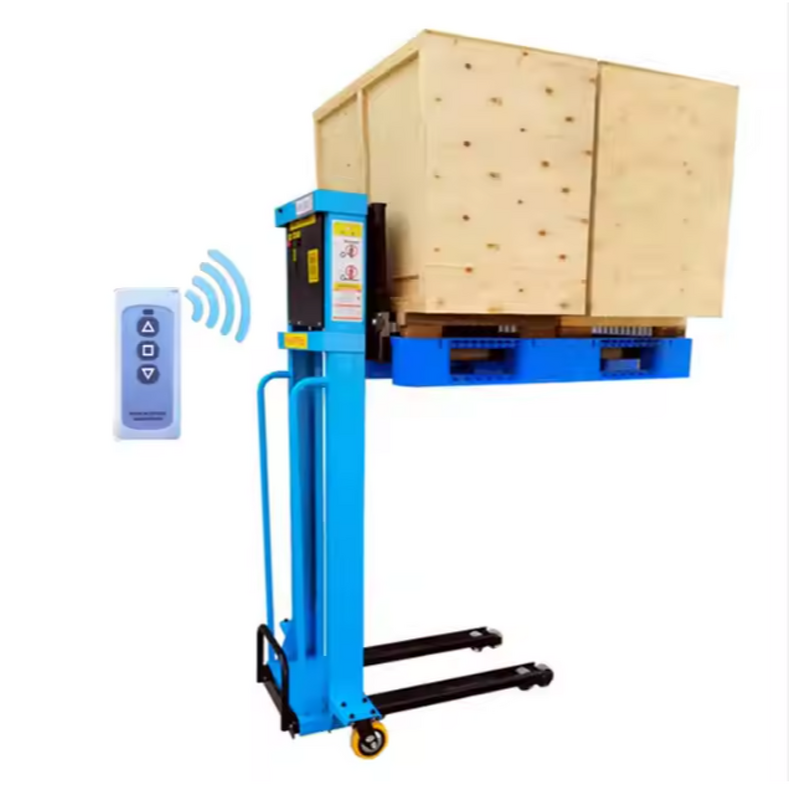 Self-Loaded Electric Stacker Manufacturer - Direct Sale 500kg Climbing Function Powered