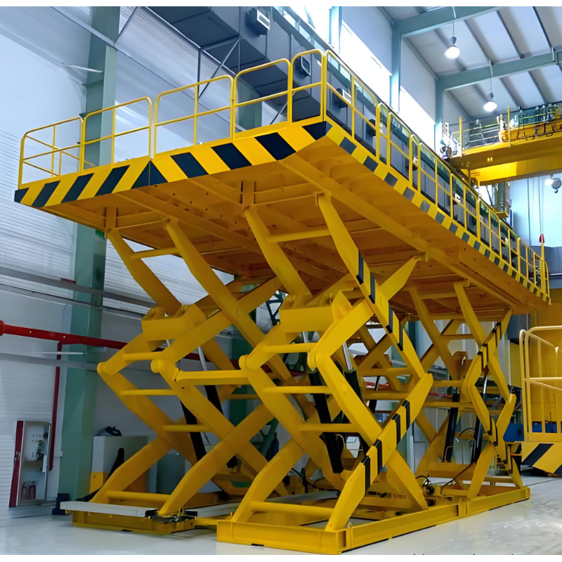 Scissor Lift Factory - New Outdoor Hydraulic Work Platform Electric Pump