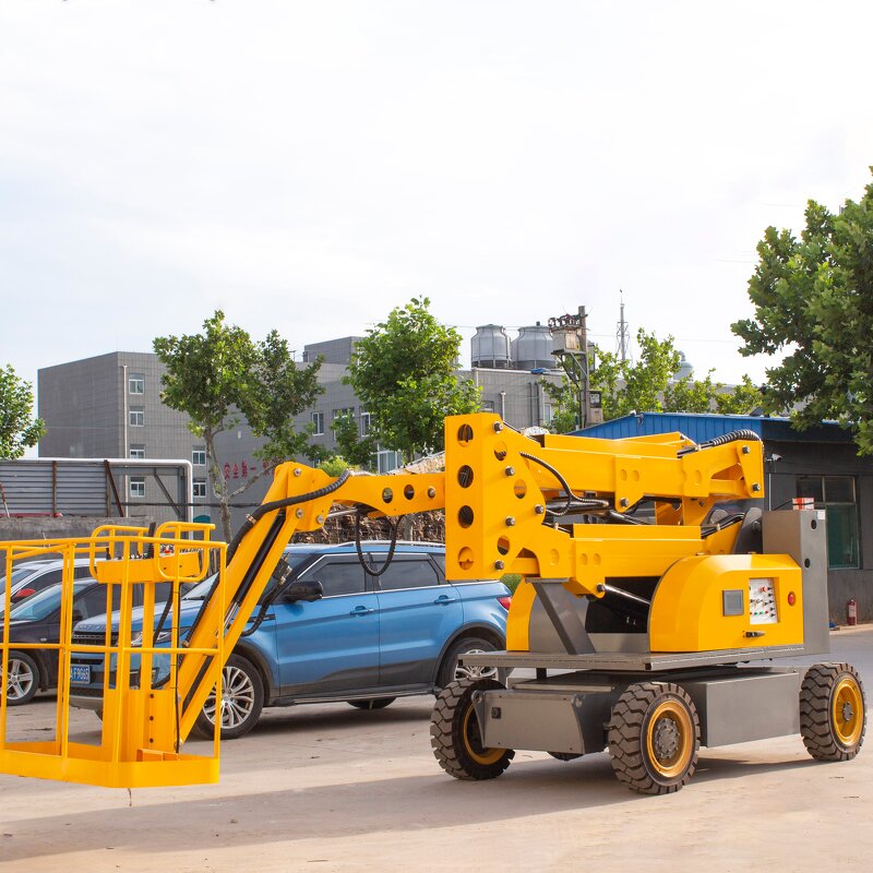 Electric Scissor Lift Table Factory - Professional 8M Towable Articulated Tracked