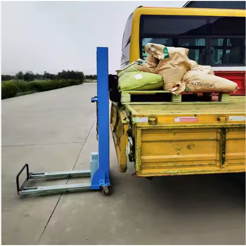 Portable Pallet Stacker Manufacturer - Factory Customized 1 Ton Manual Lifting New